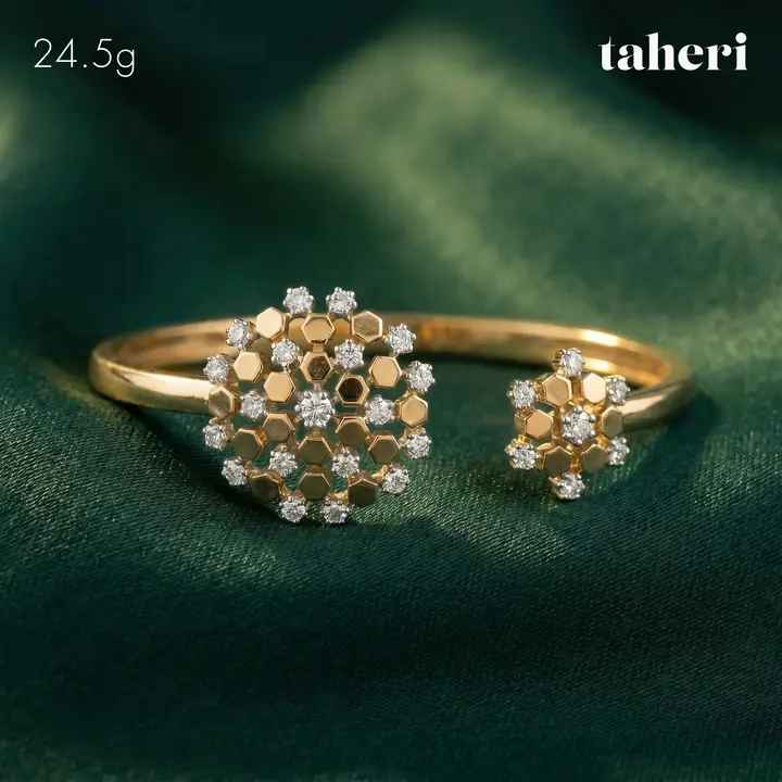 Two-Tone Bangles & Kara design 206 by TAHERI