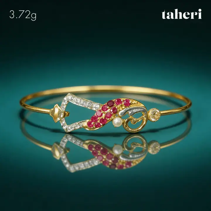 Two-Tone Bangles & Kara design 208 by TAHERI