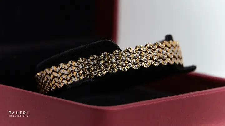 Two-Tone Bangles & Kara design 211 by TAHERI