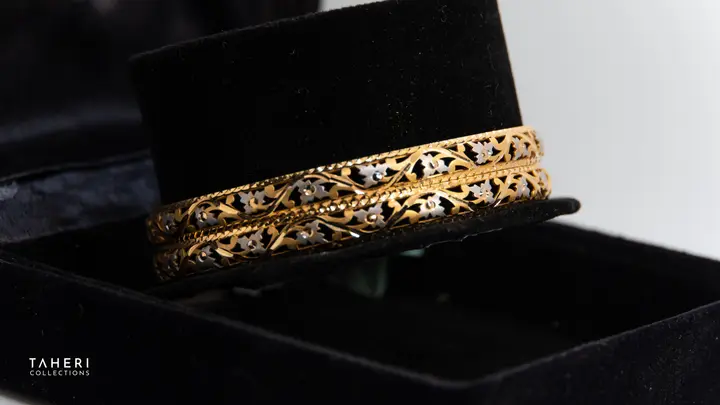 Two-Tone Bangles & Kara design 265 by TAHERI