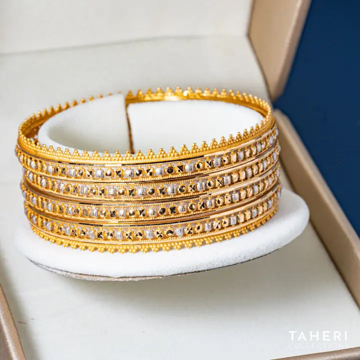 Two-Tone Bangles & Kara design 275 by TAHERI